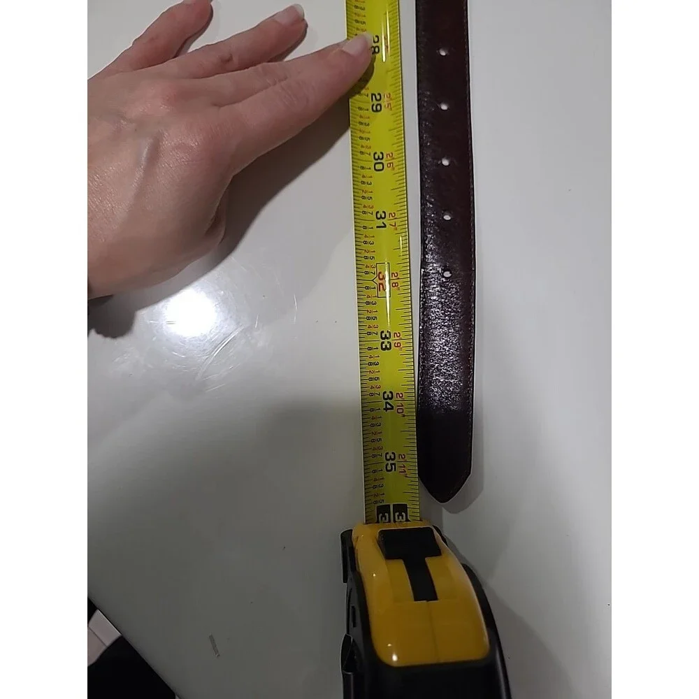 EUC Brighton Leather Belt Reversible Brown & Black #B40139 Size M30 white bin